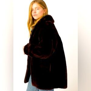Vintage fur coat - brown